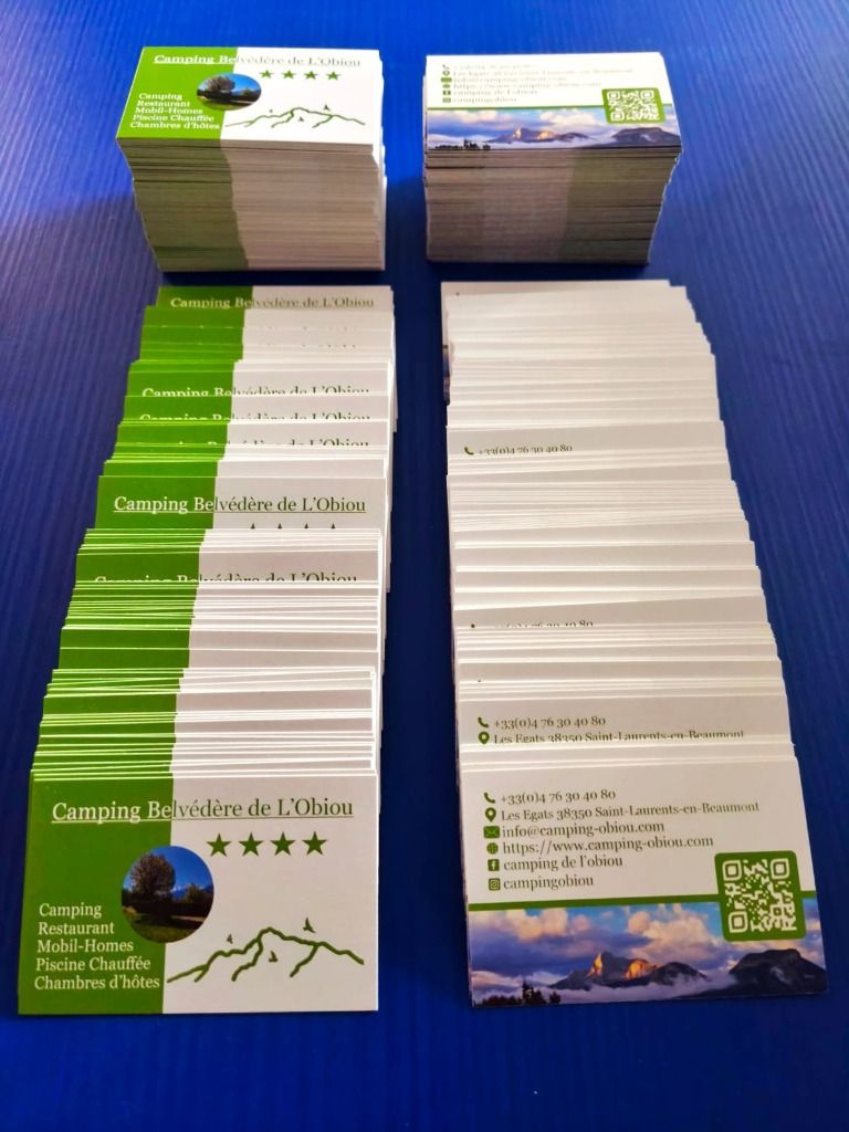 Conception & Impression Cartes de visite