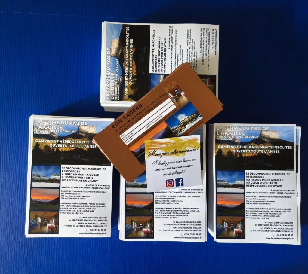 Impression Flyers & Bon cadeau