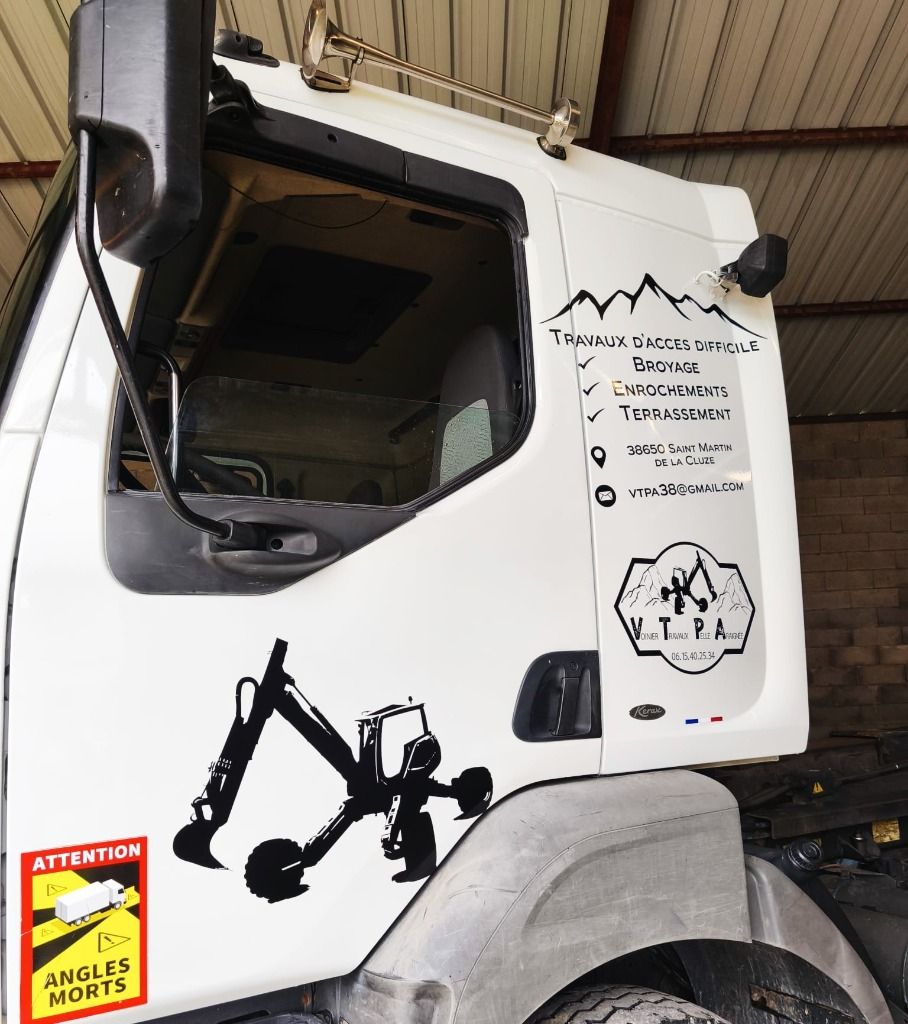 Marquage flocage camion