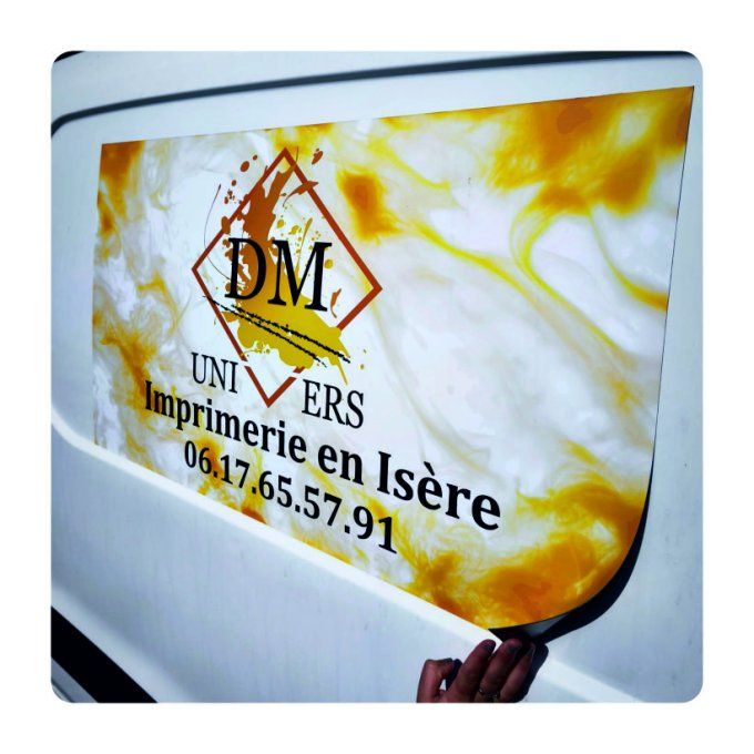 Plaque magnétique personnalisée
